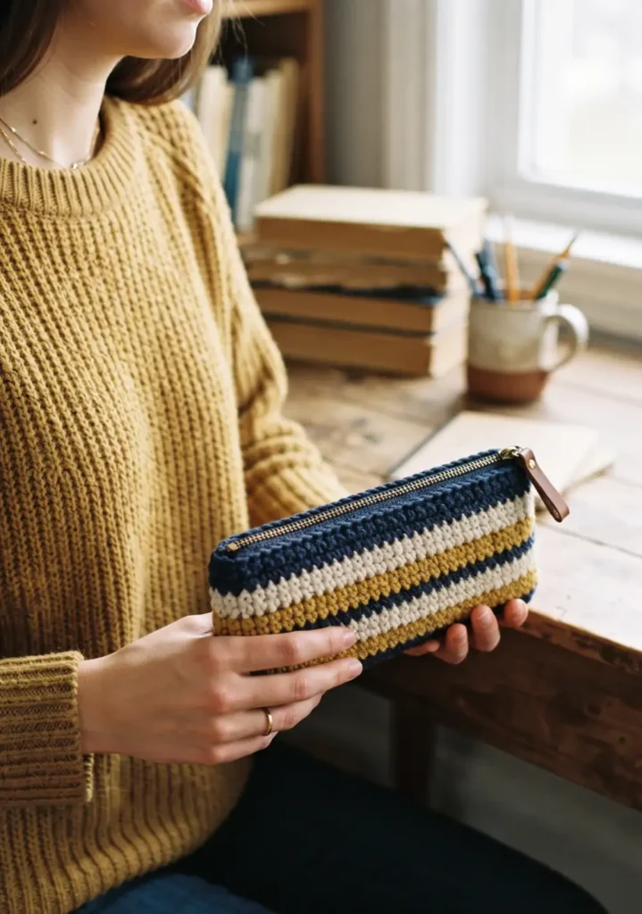 1. Crochet Pencil Case Pattern
