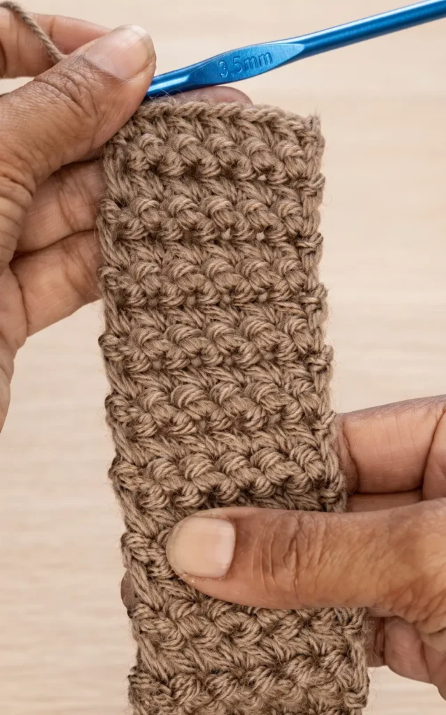 Crochet Roll-Up Pencil Case