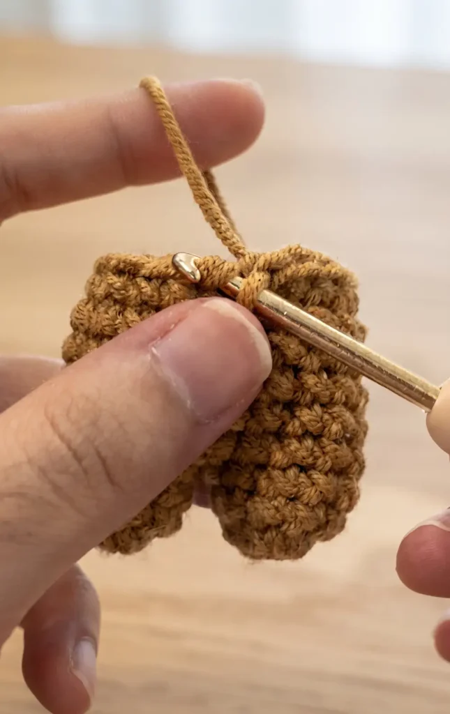Mini Bear Crochet Keychain