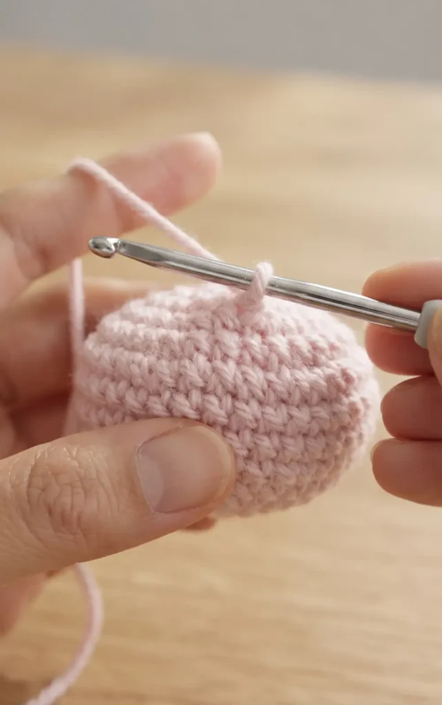 Mini Bunny Crochet Keychain