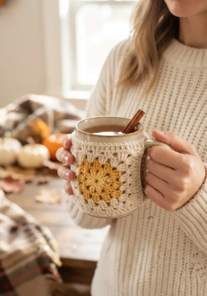 Farmhouse Pumpkin Coasters