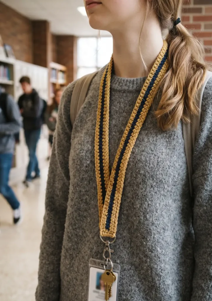 12. Crochet Lanyard Pattern