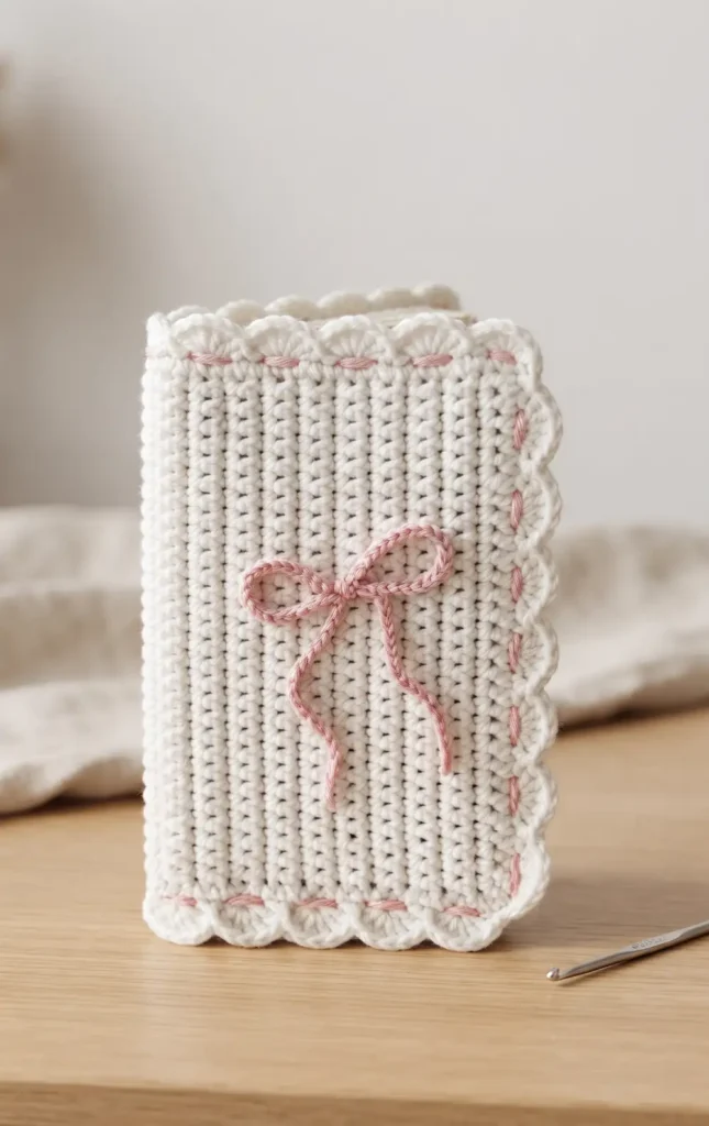 Easy Crochet Book Cover for Beginners