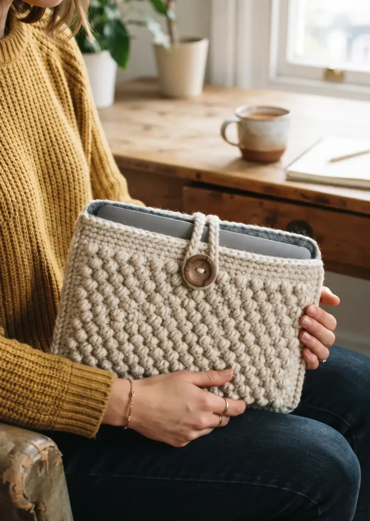 16. Crochet Laptop Sleeve Pattern