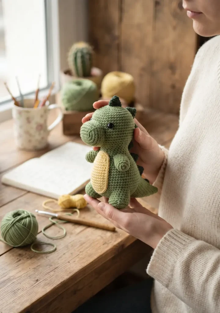 17. Baby Dinosaur Amigurumi Project