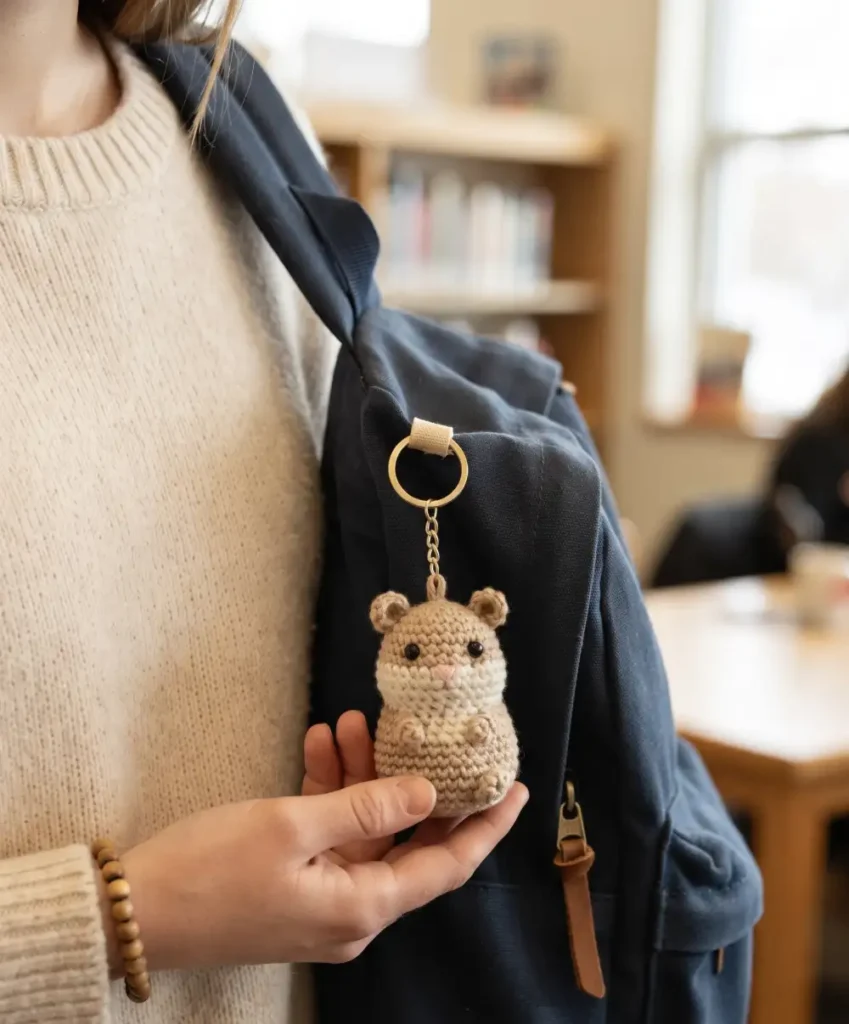 18. Tiny Hamster Crochet Friend