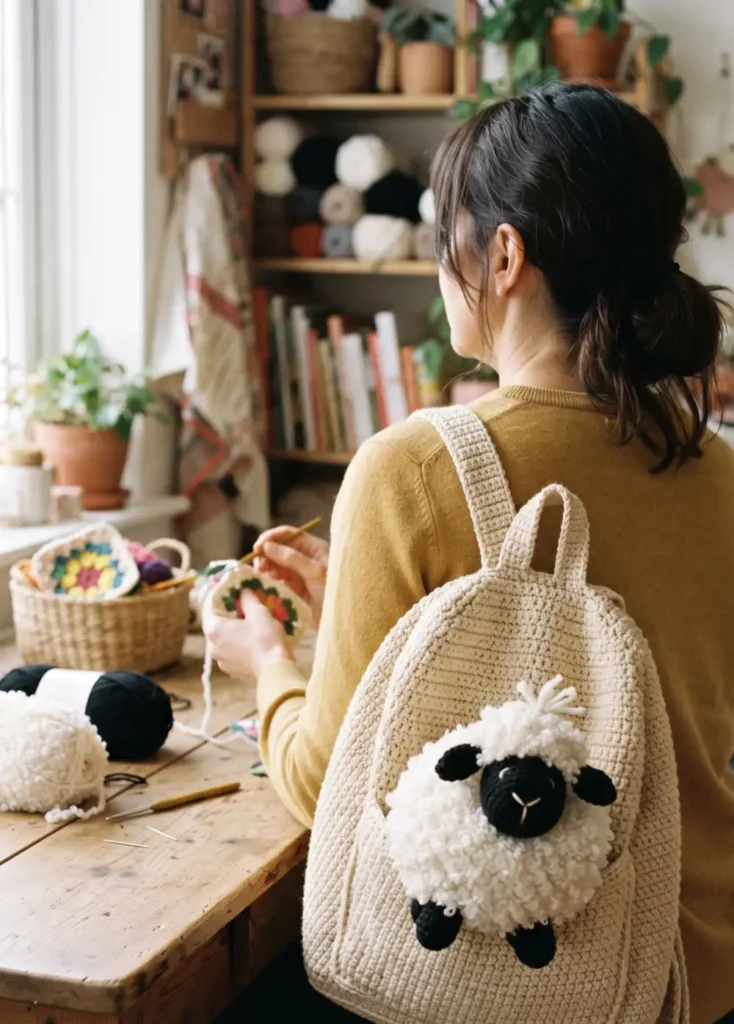 19. Fluffy Sheep Crochet Pattern