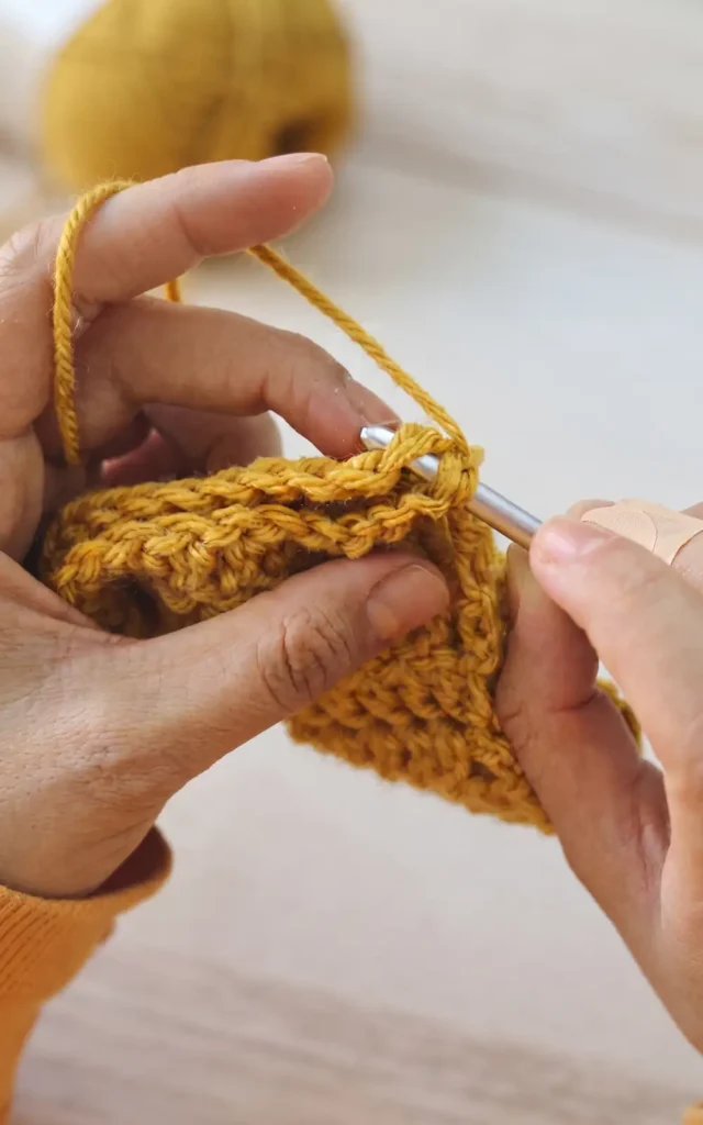 Crochet Easy Granny Scarf with Fringe