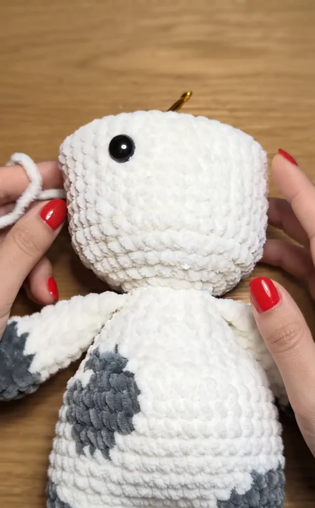 Large Crochet Cow Amigurumi