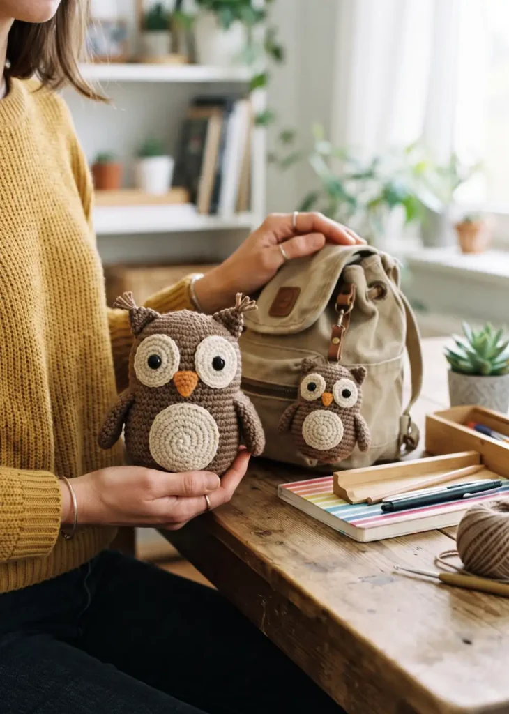 21. Mini Owl Woodland Plush