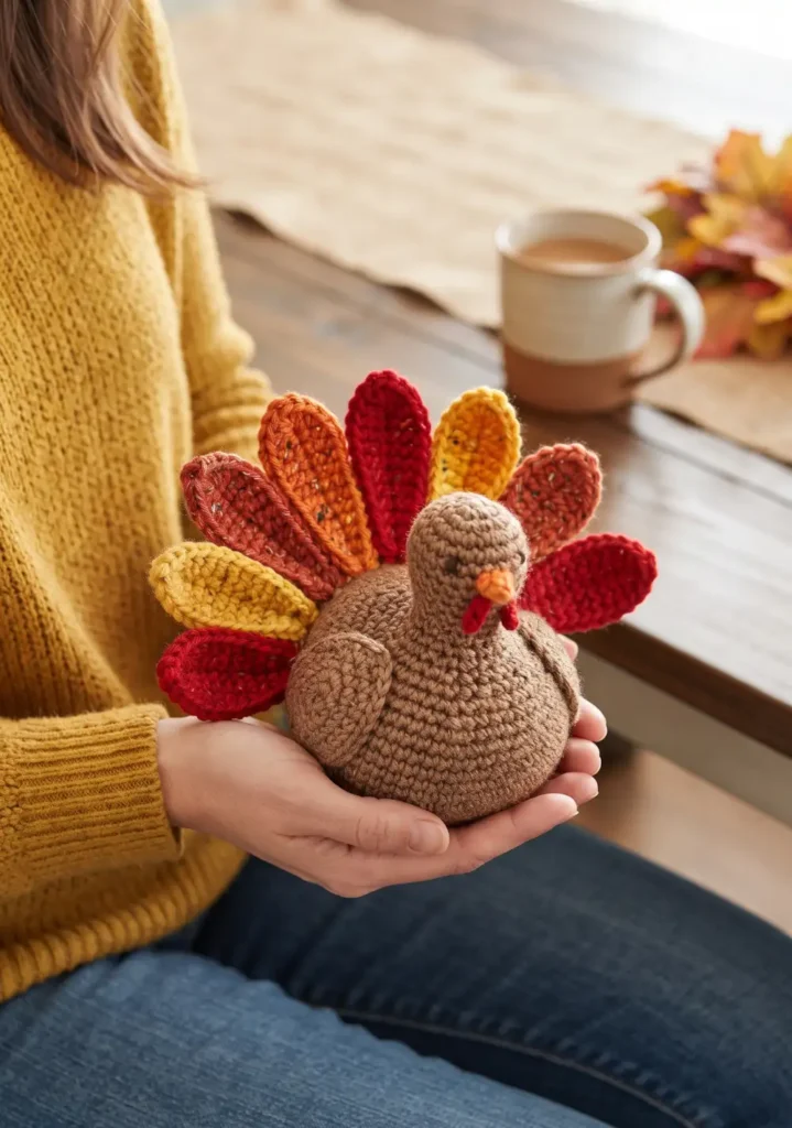 Crochet Turkey Centerpiece Pattern
