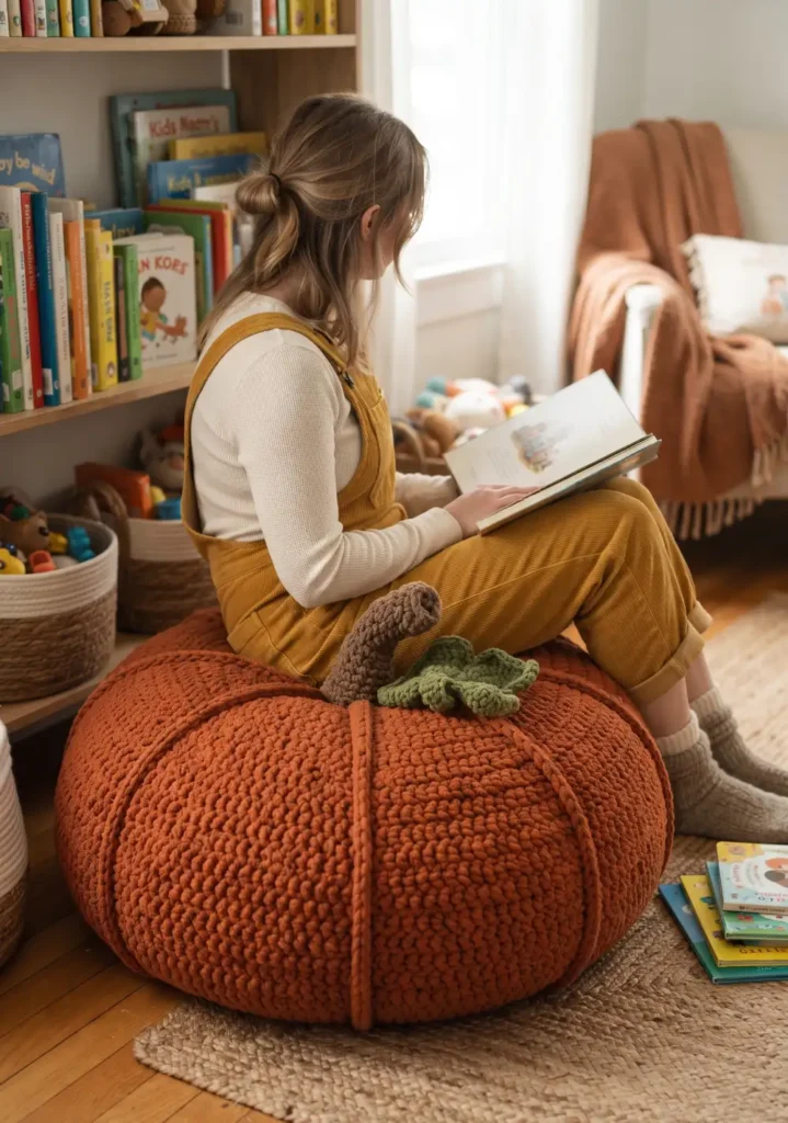 Giant Floor Pillow Pumpkin