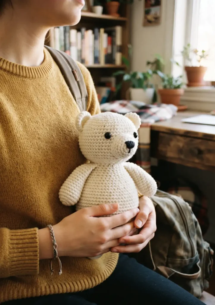 24. Polar Bear Crochet Plushie