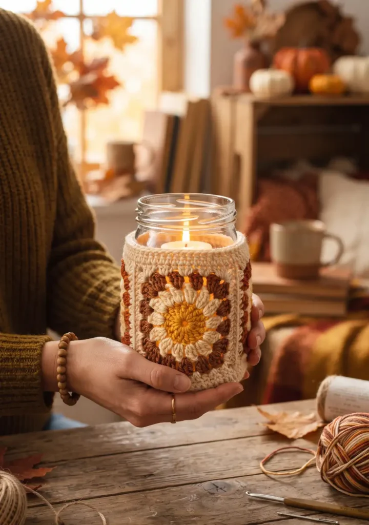 Crochet Lantern Cozy Cover