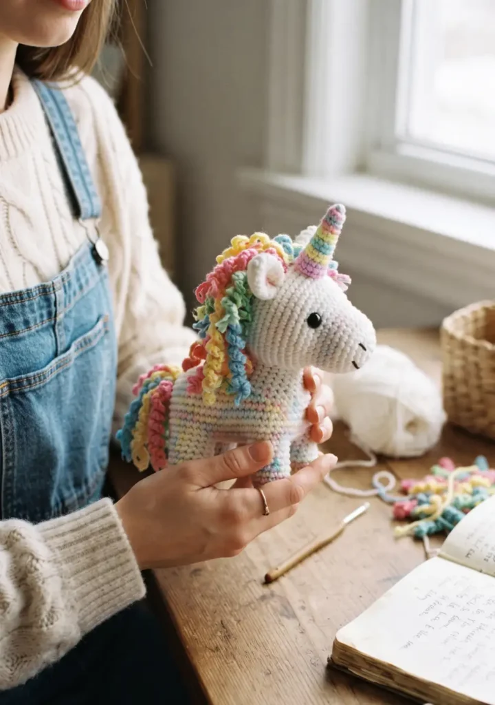 26. Whimsical Unicorn Animal Plush