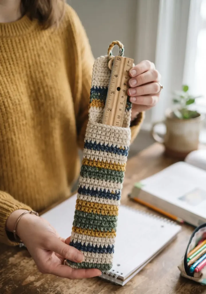 27. Crochet Ruler Sleeve