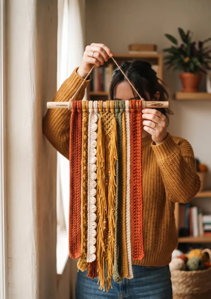 Crochet Autumn Wall Hanging Pattern