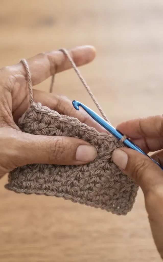 Crochet Roll-Up Pencil Case