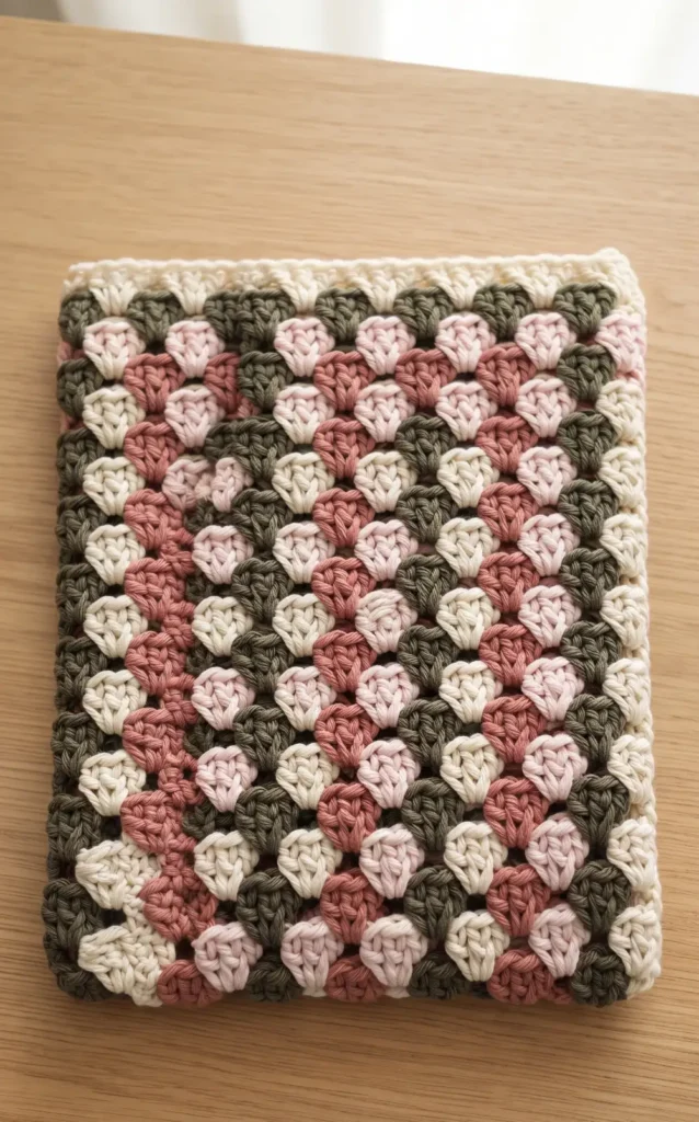 Crochet Tutorial Granny Square Book Sleeve