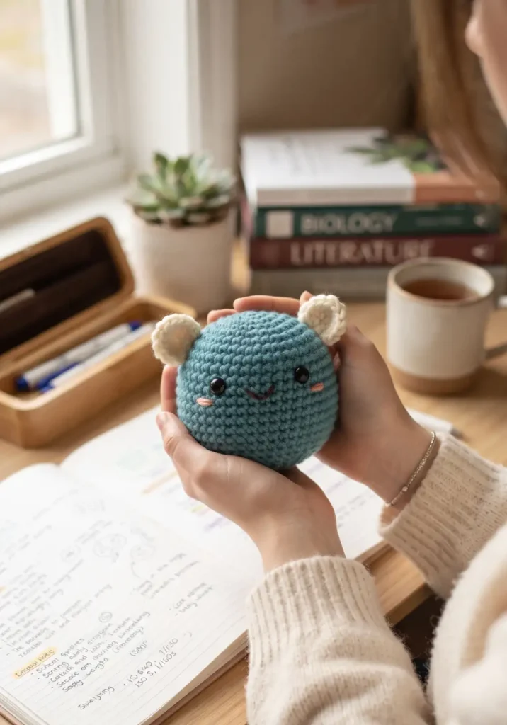 34. Crochet Study Buddy Amigurumi