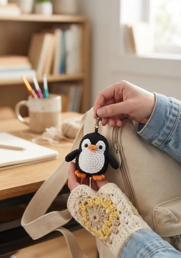4. Chubby Penguin Amigurumi