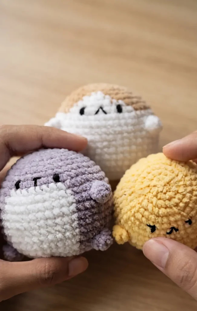 Crochet Chubby Cat Amigurumi