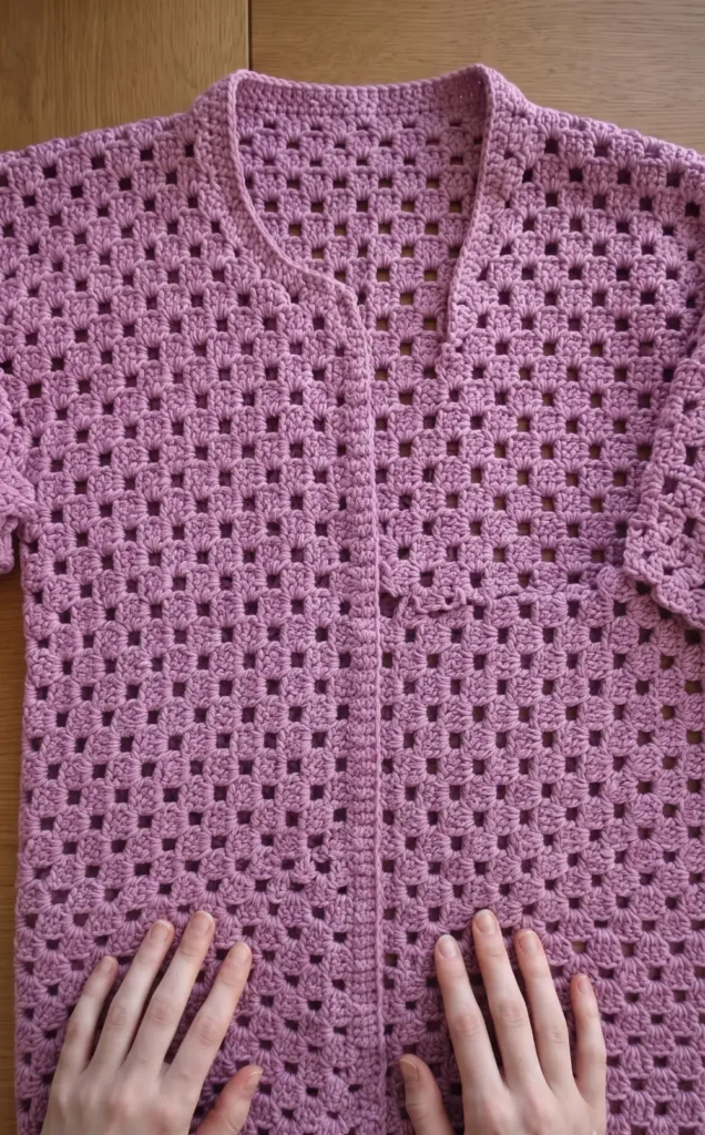 Crochet Cropped Cardigan Tutorial
