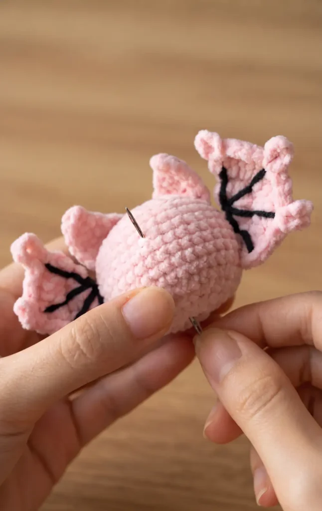 Crochet Plushie BAT keychain