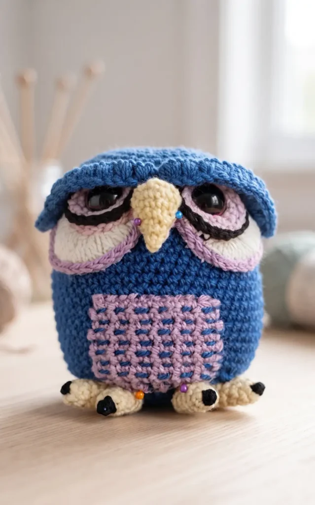Design & Crochet a grumpy owl