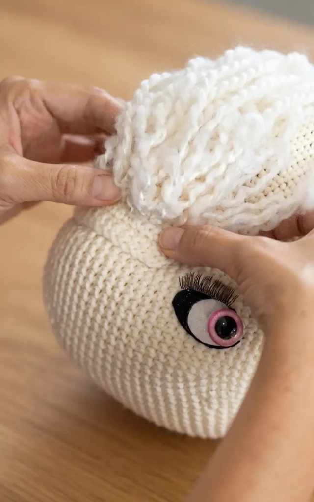 Large Elephant Crochet Plush