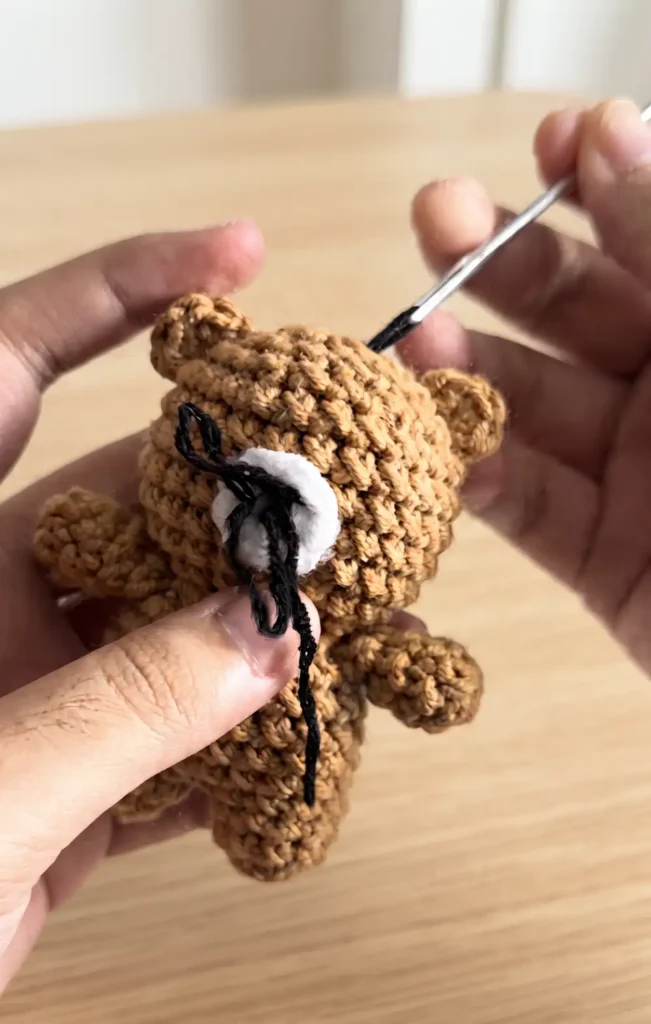 Mini Bear Crochet Keychain