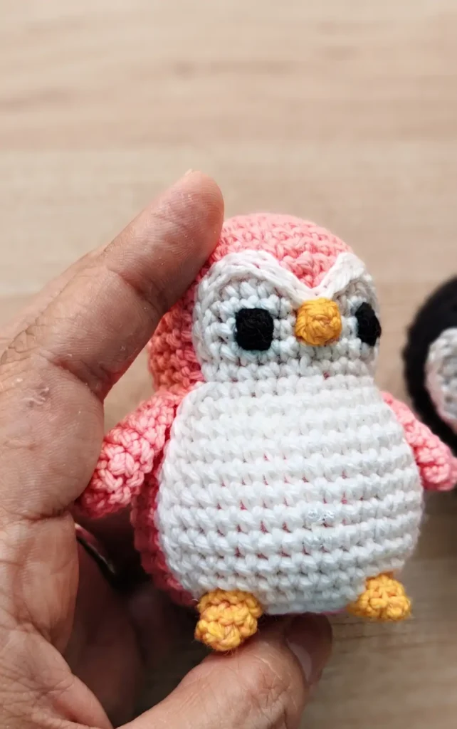 Mini Penguin Crochet Keychain