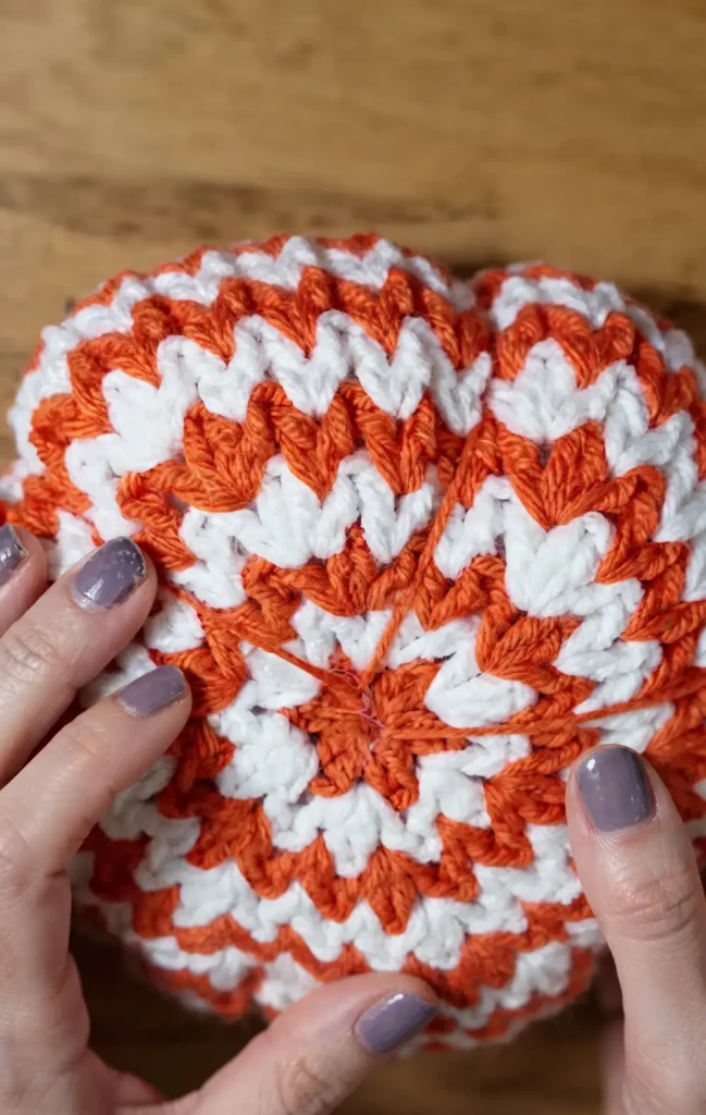 Zig Zag Crochet Pumpkin Pattern