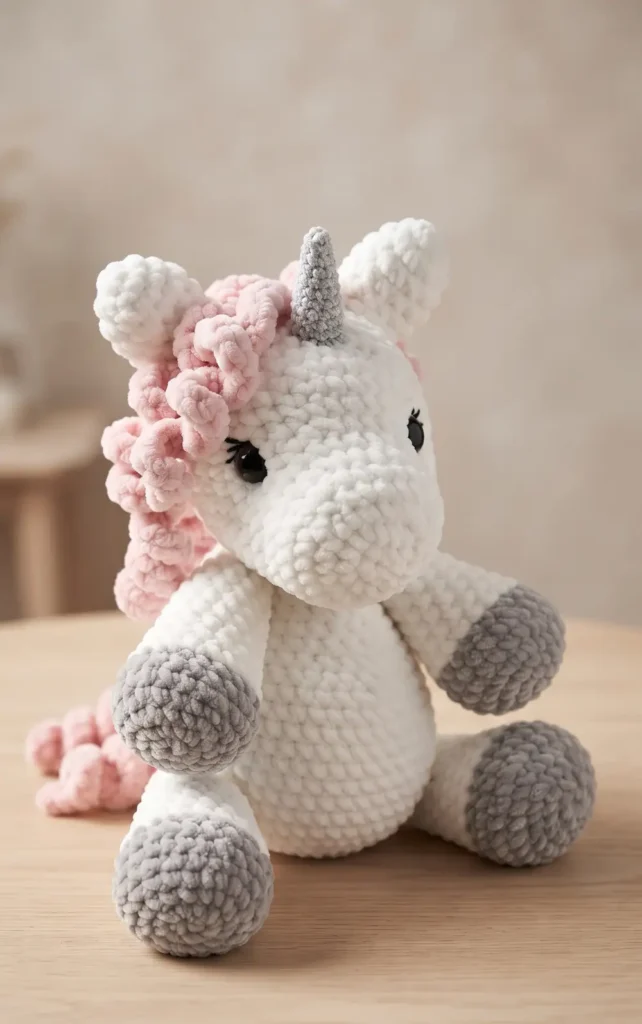  Large Crochet Unicorn Plushie