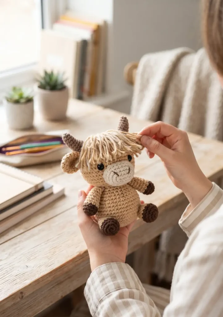 5. Mini Highland Cow Plush