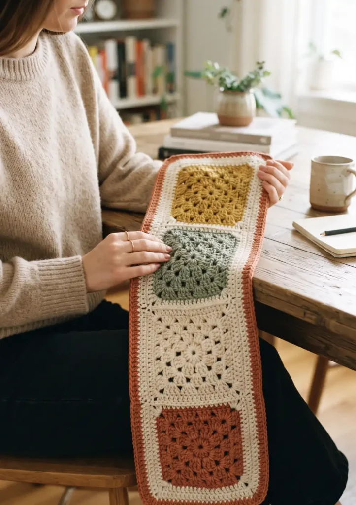 Grann Square Table Runner