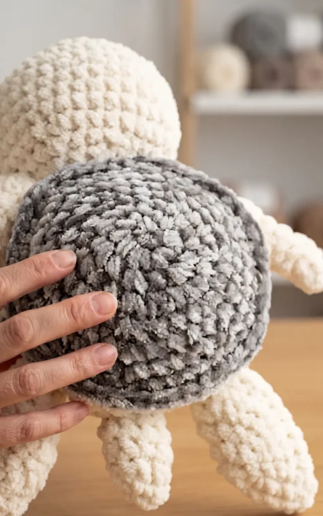 Large Crochet Turtle Plush Tutorial