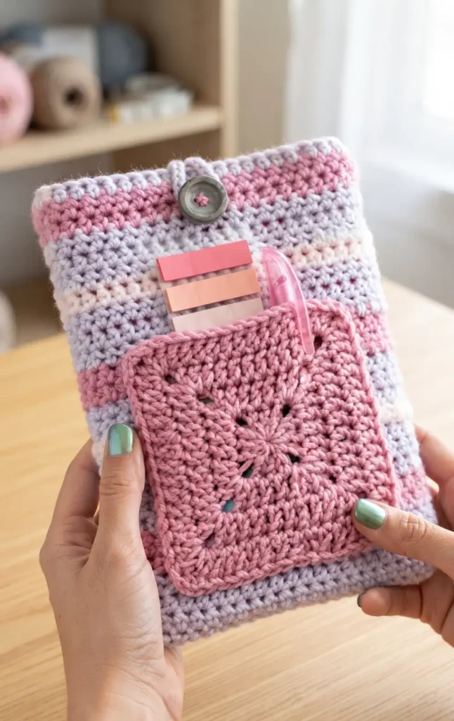 Crochet Book Sleeve Tutorial