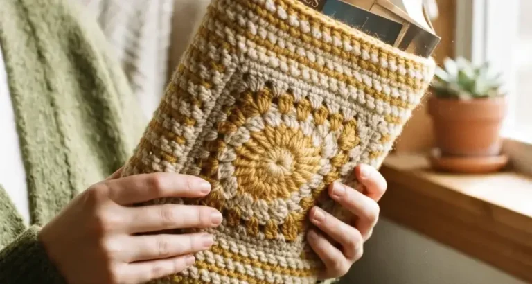 Crochet Granny Square Book Sleeve Free Pattern Ideas