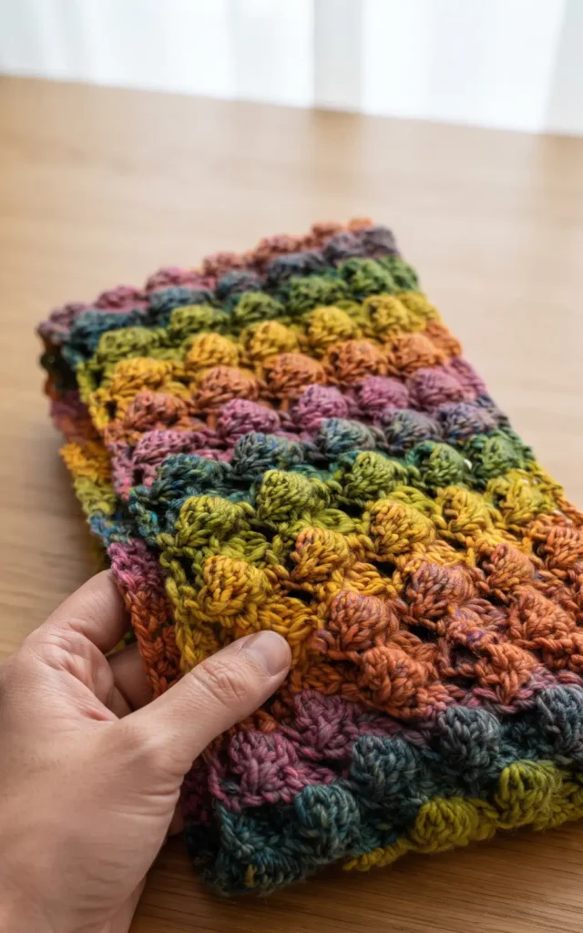 Crochet Granny Stitch Scarf for Beginners