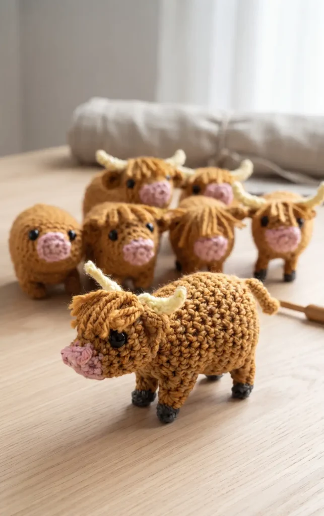 Crochet Highland Cow