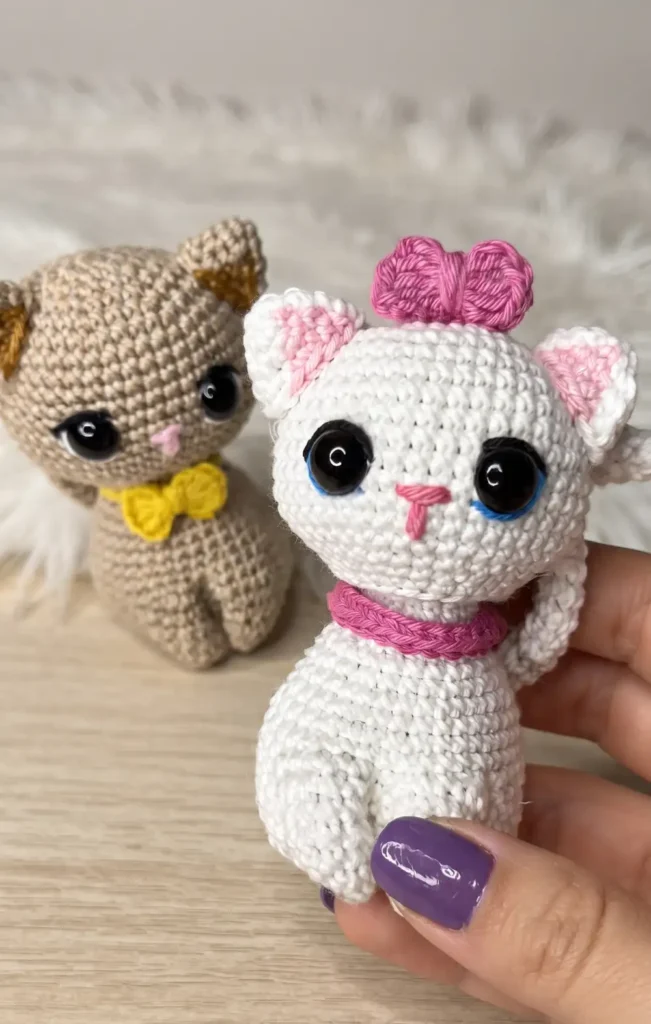 Crochet Kawaii Cat Plush