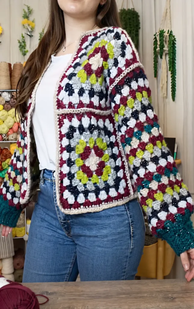 EASY Granny Square Cardigan Tutorial