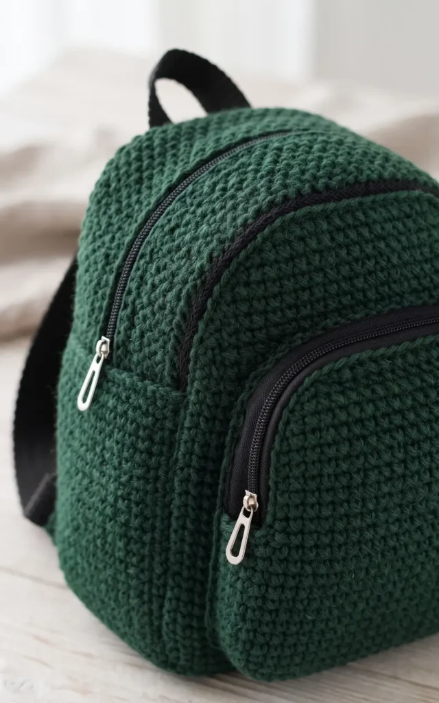 How to Crochet Back Bag (School Bag)