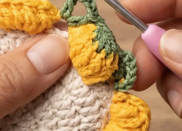 How to Crochet Pumpkin Coasters