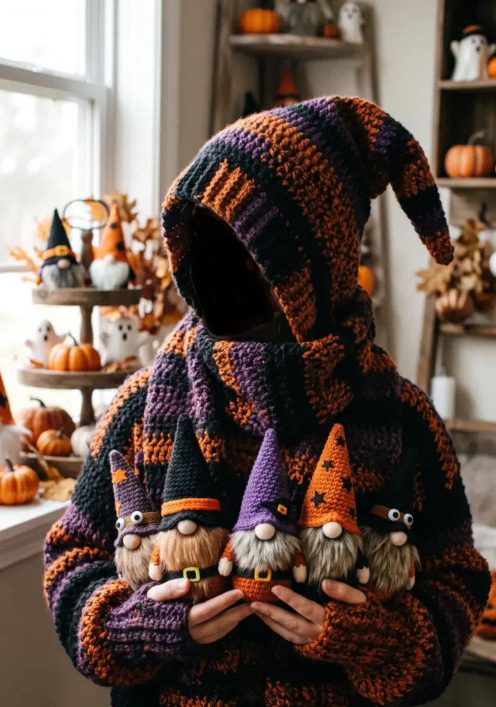 12. Halloween Gnome Crochet Pattern