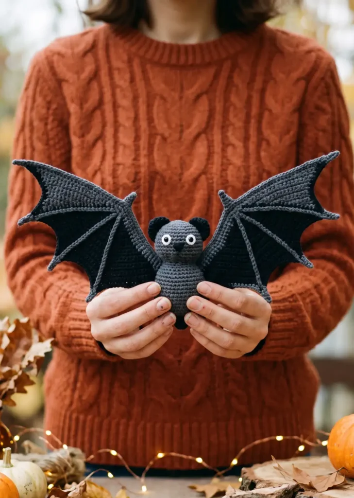 13. Bat With Spread Wings