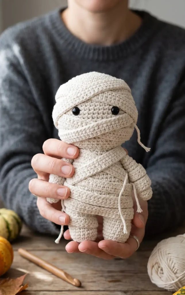 14. Crochet Mummy Doll Pattern