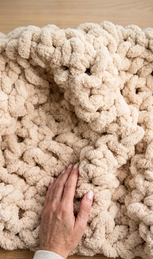 Fast & Chunky Crochet Blanket
