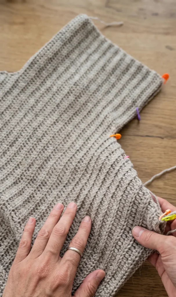 Basic Crochet Oversize Sweater Tutorial